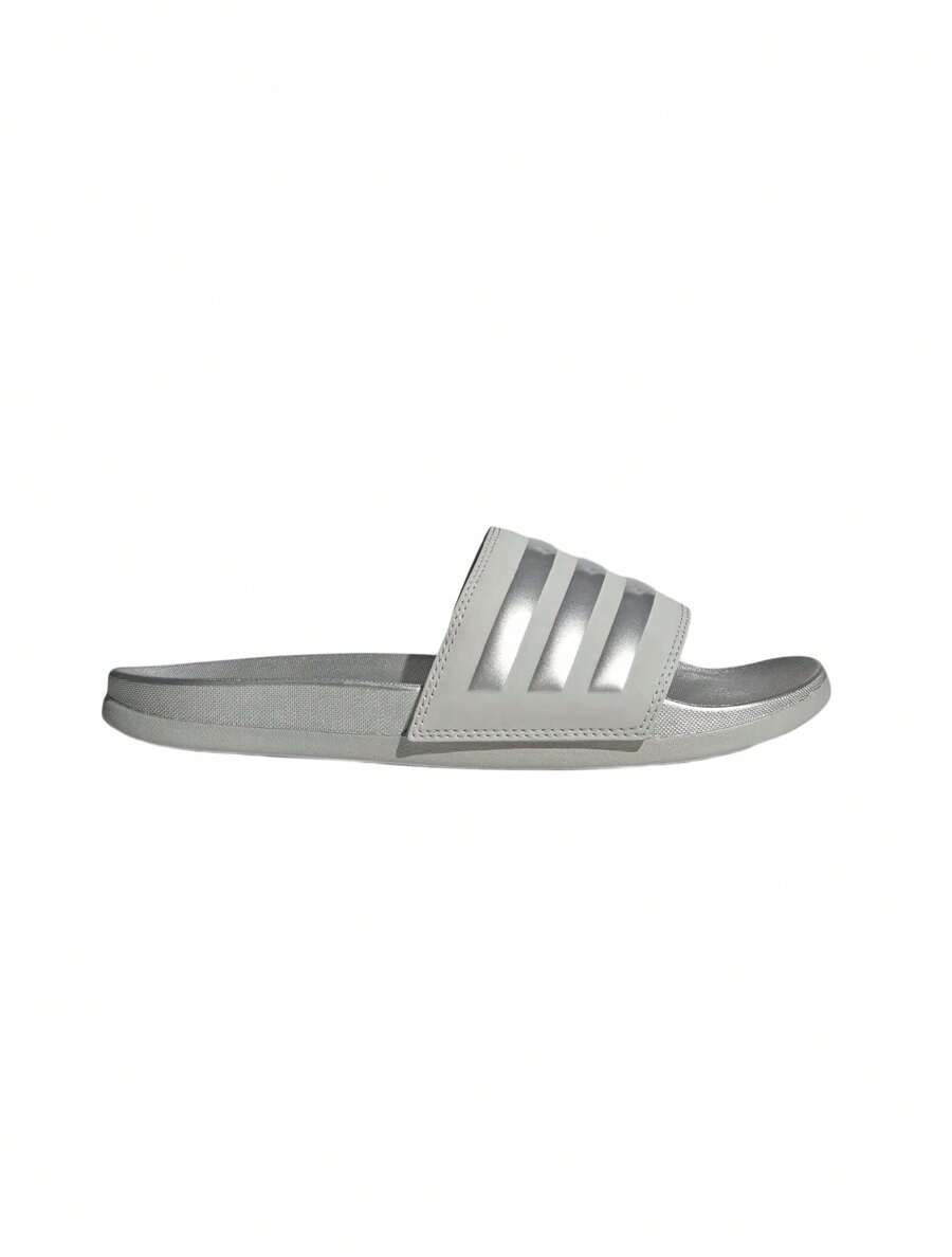 Adidas ADILETTE COMFORT - Grey Two / Silver Metallic / Grey Two - View 1