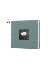 1pc Minimalistic Linen Creative Gift 6-Inch 200 Sheets Photo Album With Pockets For Photo Storage - Multicolor - View 12