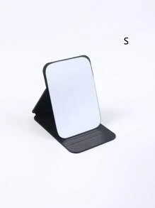 SHEIN 1pc Simple Bathroom And Bedroom Makeup Mirror, Back To School Dormitory Mirror Portable Desktop Vanity Mirror, Office Desk Stand Mirror, Handheld Cosmetic Mirror, Adjustable Tabletop Mirror, Student Dormitory Dressing Table Mirror, Home Decoration, Room D Home Bathroom Decor Summer Makeup Organizer Bathroom Accessories