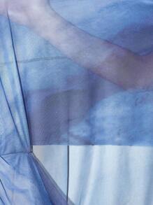 Chiquease Đầm Maxi Ôm Body Hở Vai, Chất Liệu Lưới Co Giãn Cao, Thiết Kế Định Vị Cho Nữ, Thanh Lịch Cho Các Buổi Hẹn Hò, Tiệc Tùng, Phong Cách Đường Phố, Chụp Ảnh Ngoài Vườn, Kỳ Nghỉ - Rửa tối - Xem 7