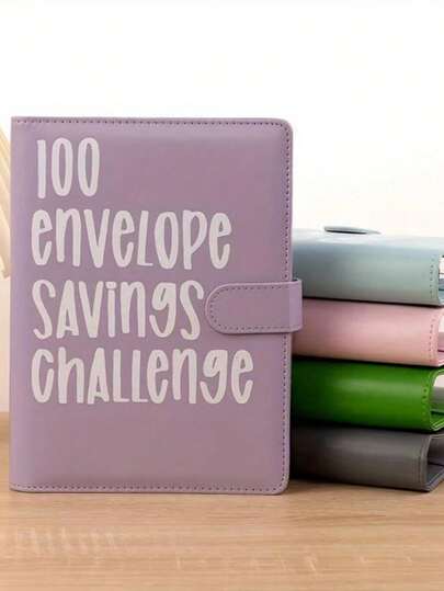 دفتر تحدي المظاريف 100، أوراق تحديات الادخار، طريقة سهلة وممتعة لتوفير 5,050 دولار، دفتر تحديات الادخار، كتاب مخطط الميزانية (كتيب فقط)