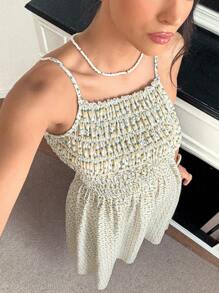 Chiquease Homecoming Dress Back To School Women's Lemon Print Patchwork A-Line Hem Spaghetti Strap Dress Floral Sundress French Style Dress Summer Dress Clothes For University