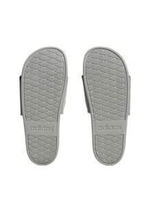 Adidas ADILETTE COMFORT - Grey Two / Silver Metallic / Grey Two - View 3