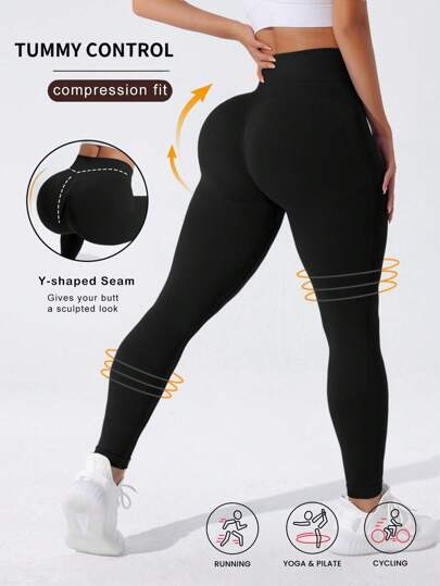 Rhythm Era Women's Plus Size Compression Fit Cropped Leggings With Tummy Control And Pockets Workout Leggings Compression Leggings Tummy Control Leggings Yoga Pants