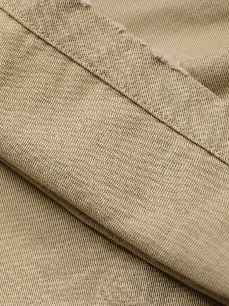 Autumn Distressed Cargo Pants For Men