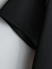 GlowEve CURVE Áo nỉ mùa hè thanh lịch và giản dị cỡ lớn thu đông - màu đen - Xem 4