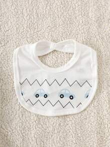 SHEIN 新生婴儿女孩/男孩可爱针织服装礼盒套装 5 件套 0-9 个月适合洗礼婴儿服装