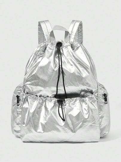 Kawaii Drawstring Backpack, Large Capacity, Practical Student Backpack Suitable For Back To School, Business Trip, Travel, Daily Commute