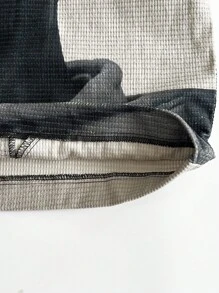 Manfinity EMRG 男士时尚休闲图案印花夹克图形衬衫长袖衬衫男士图形衬衫长袖衬衫男士，男士 3D 印花长袖，男士图形长袖，图形长袖，灯芯绒 - 彩色 - 查看 7