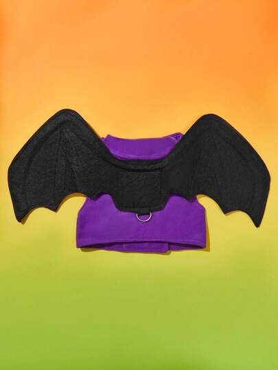 PETSIN 1pc Halloween Bat Wing Leash Harness Costume For Dogs, Funny Pet Apparel