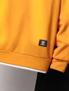 2pcs/Set Teenager Boys' Casual Long Sleeve Outfit Chic Outfits For Autumn/Winter Fall