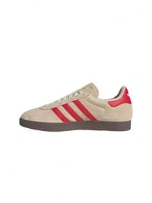 Adidas Giày thể thao nam Gazelle màu Sand Strata / Better Scarlet / Cloud White JH5393 - Sand Strata / Better Scarlet / Cloud White - Xem 5