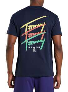 Tommy Hilfiger TJM REG TWISTED SIGN - Dark night navy - View 2