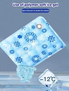 PETSIN 1 件宠物水冰垫，水垫，耐刮耐磨，夏季宠物冰垫干冰，充水款，狗冰垫，猫咪清凉，宠物用品 - 彩色 - 查看 7