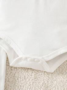 SHEIN 新生婴儿女孩/男孩可爱针织服装礼盒套装 5 件套 0-9 个月适合洗礼婴儿服装