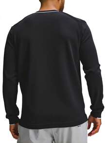 Hugo Boss Ever-X_CN 男士休闲圆领长袖宽松T恤 - 402深藍色 - 查看 2