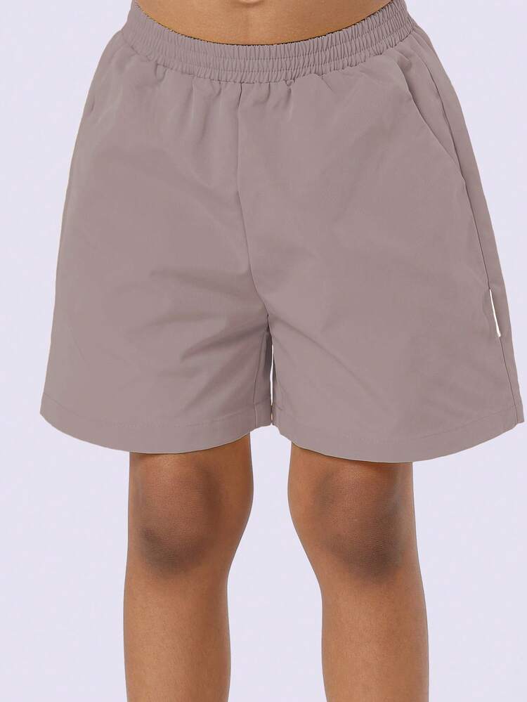 Pull On Swimming Trunks With Elastic Waistband