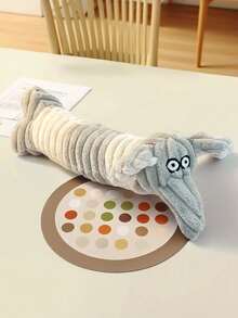 PETSIN 1 件卡通动物造型毛绒宠物玩具 - 可爱吱吱叫的狗玩具，适合小型犬和猫的有趣玩耍和互动咀嚼玩具 - 彩色 - 查看 9