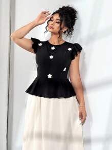 Elenzga A Plus-Size Women's Fashionable, Elegant And Slim-Fitting Summer Dress For Vacation