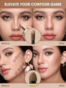 SHEGLAM Precision Sculpt 液態雙頭修容-Stone 品牌 美容 化妝 化妝品 適合女性與女孩 完美搭配冬季 Y2K 時尚 流行 生日禮物 假期 派對準備就緒 最佳顏色