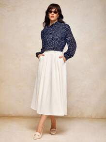 House of One High Neck Long Sleeve Tie Neck Casual Top With Bowknot Old Money Fall Clothes Fall Outfits Business Professional Women Business Casual Woman