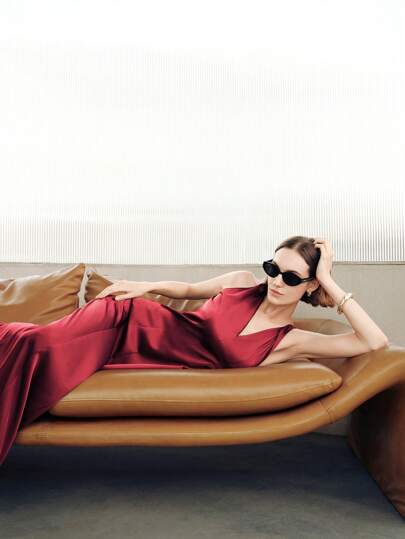 Uhlyne Vestido burdeos elegante y casual para uso diario y fiestas, con diseño de cuello en V sin mangas y cintura retorcida