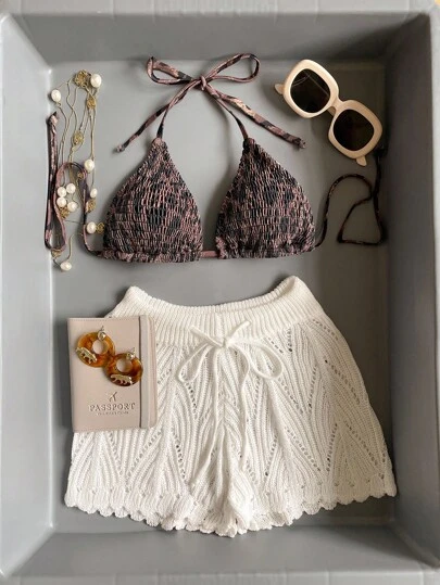 Swim Vcay Casual & Fashionable Swimwear Top, Suitable For Everyday Use For Summer Beach Vacation