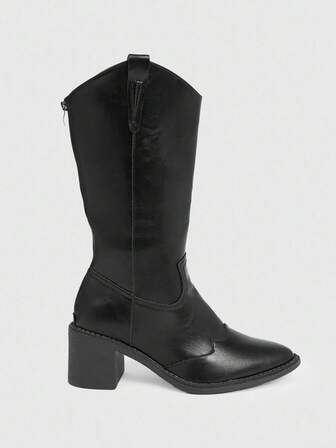 Women's Pointed Toe Mid-Calf Boots, Fashion Daily Wear