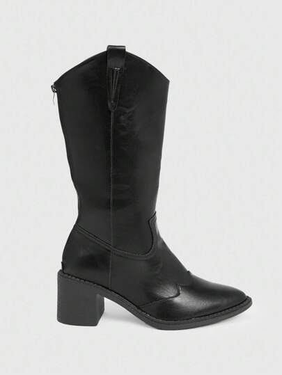 Women's Pointed Toe Mid-Calf Boots, Fashion Daily Wear