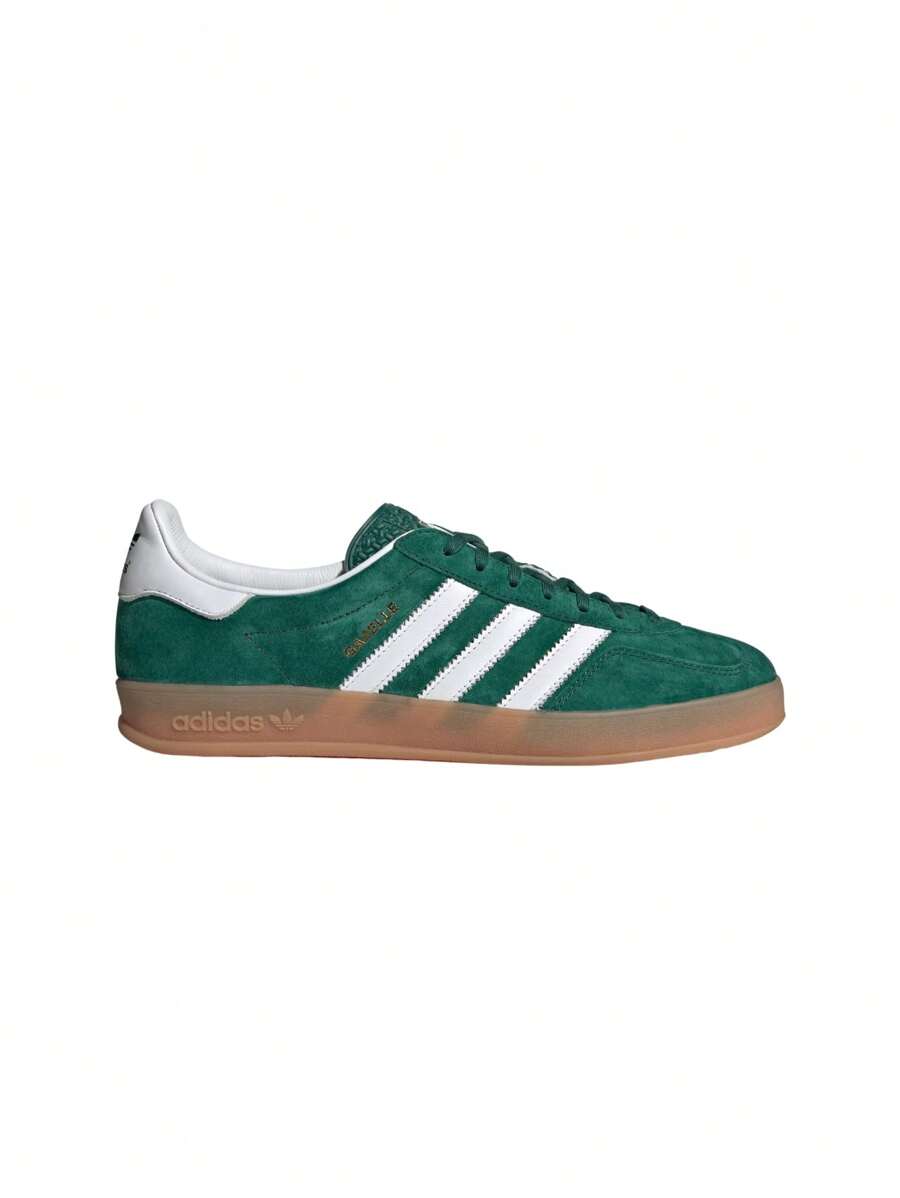 Adidas Giày thể thao trong nhà Gazelle Unisex màu Xanh lá cây đậm / Trắng mây / Cao su JI2062 - Collegiate Green / Cloud White / Gum - Xem 1
