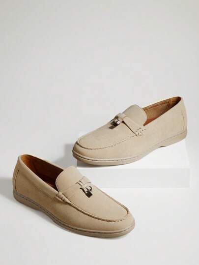 SHUZIA 男士春季舒适灰色休闲便鞋必备——奢华感觉，适合夏季海上或城市探险。