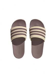 Adidas Adilette Comfort Slides H03621 Women Plastic Slipper - 棕色 - 查看 3
