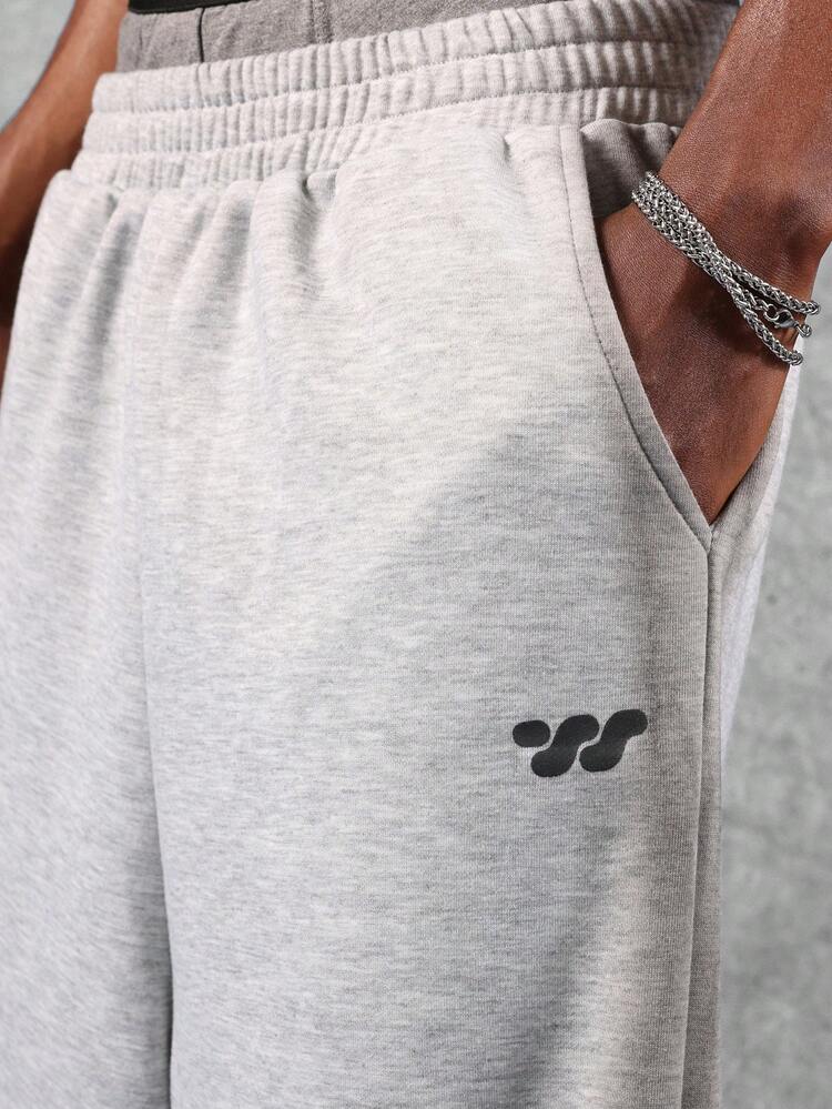 SUMWON Wide Leg Sweatpants Relaxed Fit Loungewear Joggers Oversized Streetwear Casual Comfort Pants Heavy Weight Winter Fall Fleece Bottoms Plain