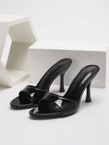 CUCCOO SZL Women's Fashionable Versatile High Heel Sandals Slippers For Outdoor Wear, Summer