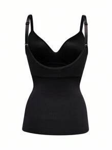 SHEIN 1pc Women Seamless Comfortable Sports Fixed Cup Camisole