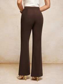 House of One High-Waist Classic Flared Suit Pants Women Fall Casual Business Old Money Fall Outfits Business Professional Women Business Casual Woman