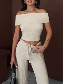 EURMUSE 纹理针织面料两件套，面料舒适柔软，日常穿着，波西米亚风系列