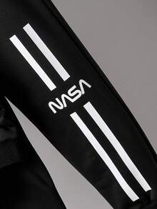 2pcs Teenager Autumn Hooded American Style Long Sleeve Graphic Print Hoodie & Drawstring Waist Casual Sweatpants Set Chic Outfits For Autumn/Winter Teen Boys Tracksuit Hoodie And Sweatpants Set Fall