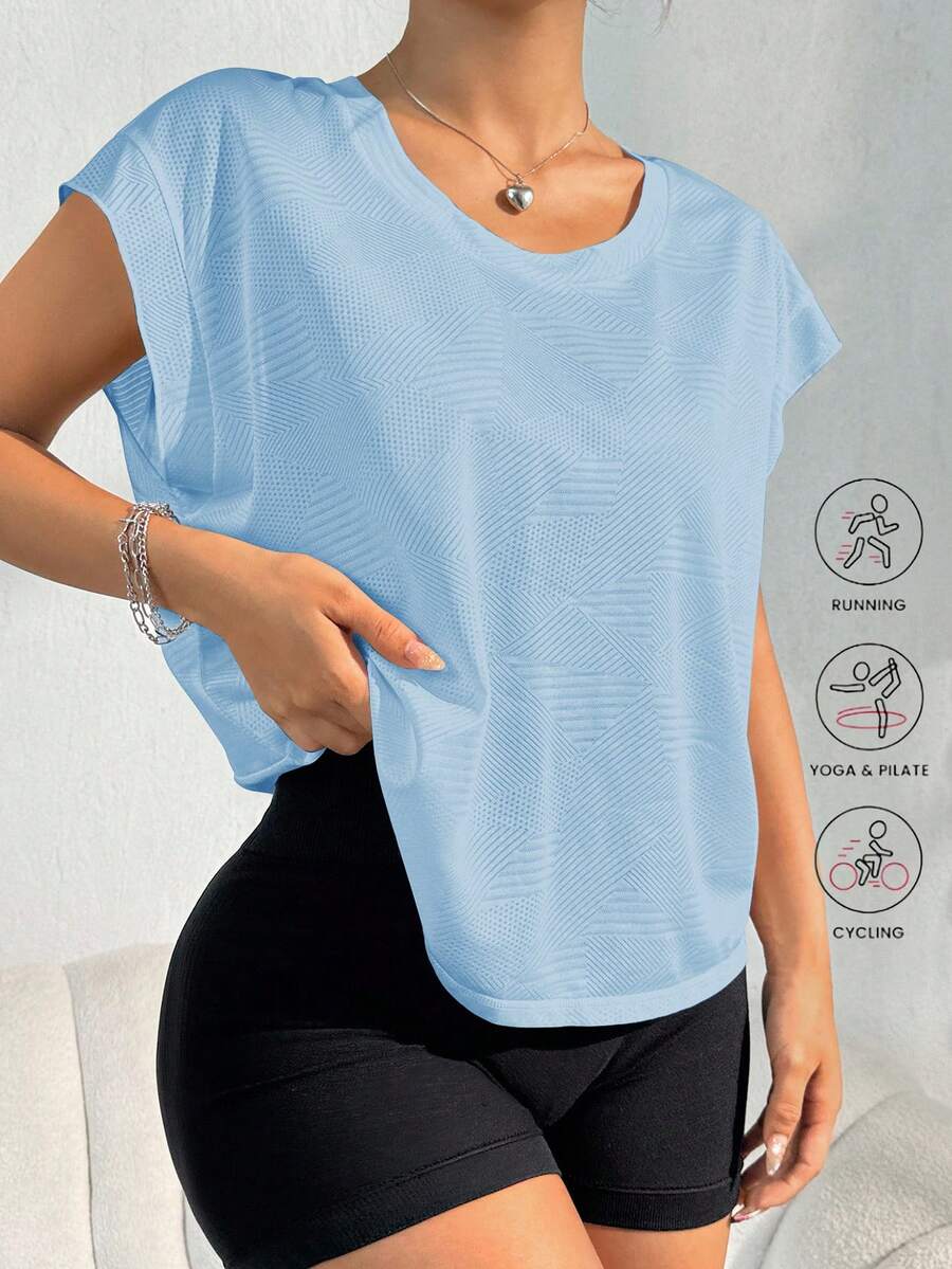 Sovereign Charm Áo khoác ngoài tập yoga chạy bộ thể thao rộng rãi cho nữ - Màu xanh lam - Xem 1