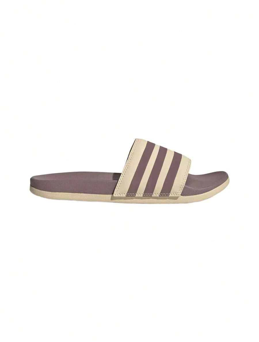 Adidas Adilette Comfort Slides H03621 Women Plastic Slipper - 棕色 - 查看 1