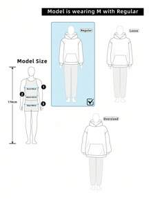 Manfinity Joysei 男士休闲日常通勤拼色条纹和标语印花宽松套头衫，春秋季