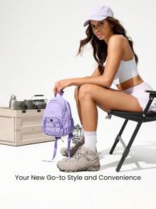 GLOWMODE 5L Side Exterior Pockets Reflective Adjustable Straps Small Backpack Daily Casual Wear