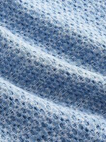 SHEIN MOD 女式优雅前扣口袋无袖牛仔连衣裙，夏季