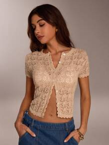 Avantive Summer Women Prom/Formal/Beach/Vacation/Cute/Western Wear/Business Casual/Elegant/Birthday/Going Out/Club/Office/Festival/Rave/Work/Classy/Country Concert/Brunch/Old Money/Airport/Modest/Church/Fairycore/Coquette/Tea Party/Y2k/Streetwear/2000s/Disco/Spring Break/Graduation/Wedding Guest/Cocktail/Vintage/Resort/Fitted Top - Apricot - View 4