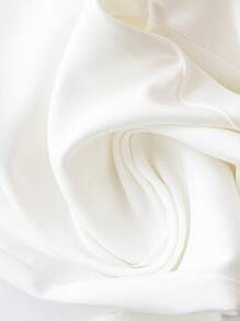 Elenzga Women's Elegant Commuter Casual Flared White Pants With Button Decor, Versatile European Style Suitable For Daily, Casual, Party, Commute And Other Occasions Fall Cloth For Women