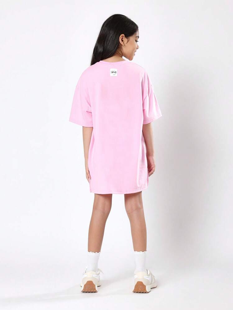 Oversized Fruit Club T-Shirt Dress With Lemon Print