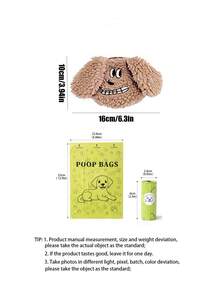 PETSIN 1. 小型犬专用宠物粪便收集器、便便袋、宠物粪便储存器、拾便袋、分配袋、储存袋、垃圾袋 - 彩色 - 查看 9