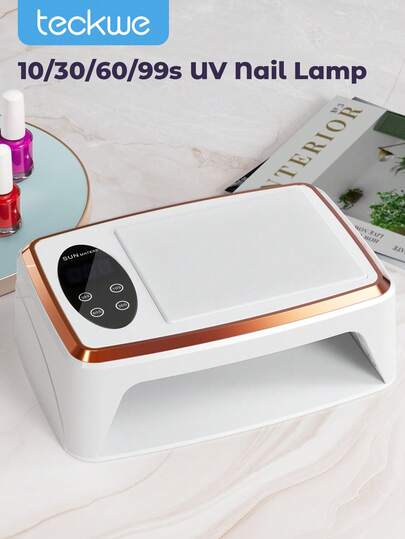 Teckwe 大功率美甲紫外线灯、无线美甲烘干机、美甲沙龙设备、防晕染美甲烘干灯、美甲用品