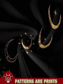 Tseoso Women's Casual Moon & Star Pattern Cotton Blend Sleeveless Vest - Astral