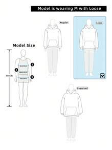 Manfinity ZONE917 Men's Fashionable Allover Printed Hoodie, Autumn/Winter, Long Sleeve Top